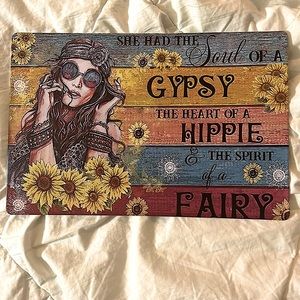 RETRO metal sign / wall decor